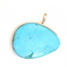 Turquoise Pendant in Sterling silver