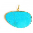 Turquoise Pendant in Sterling silver