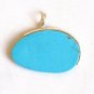 Turquoise Pendant in Sterling silver