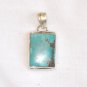 Turquoise Pendant in Sterling silver