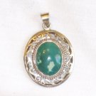Turquoise Pendant in Sterling silver