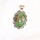 Turquoise Pendant in Sterling silver