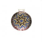 Enameled Pendant in Sterling Silver