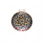 Enameled Pendant in Sterling Silver