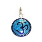 Enameled Pendant in Sterling Silver