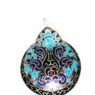 Enameled Pendant in Sterling Silver