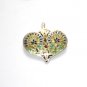 Enameled Pendant in Sterling Silver