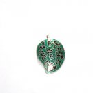 Enameled Pendant in Sterling Silver