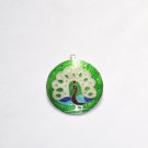 Enameled Pendant in Sterling Silver