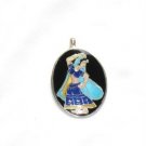 Enameled Pendant in Sterling Silver