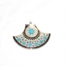Enameled Pendant in Sterling Silver