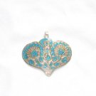 Enameled Pendant in Sterling Silver