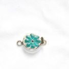 Enameled Pendant in Sterling Silver