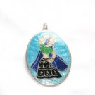Enameled Pendant in Sterling Silver