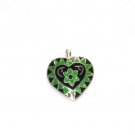 Enameled Pendant in Sterling Silver