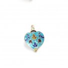 Enameled Pendant in Sterling Silver