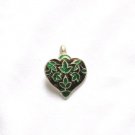 Enameled Pendant in Sterling Silver