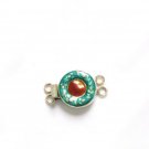 Enameled Pendant in Sterling Silver