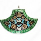 Enameled Pendant in Sterling Silver