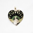 Enameled Pendant in Sterling Silver