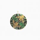MN092       Enameled Pendant in Sterling Silver