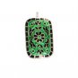 MN093       Enameled Pendant in Sterling Silver