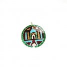 Enameled Pendant in Sterling Silver