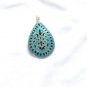 Enameled Pendant in Sterling Silver