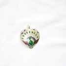 Enameled Pendant in Sterling Silver