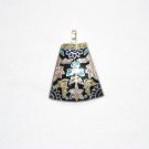 Enameled Pendant in Sterling Silver