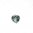 Enameled Pendant in Sterling Silver
