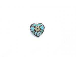 Enameled Pendant in Sterling Silver
