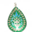 Enameled Pendant in Sterling Silver