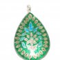 Enameled Pendant in Sterling Silver