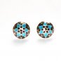 MN191 Enameled Earrings in Sterling Silver