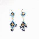 MN192 Enameled Earrings in Sterling Silver
