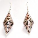 MN194   Enameled Earrings in Sterling Silver