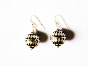 MN200     Enameled Earrings in Sterling Silver