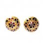 MN204       Enameled Earrings in Sterling Silver