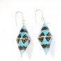 MN231       Enameled Earrings in Sterling Silver
