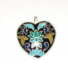 MN233       Enameled Pendant in Sterling Silver