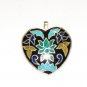MN233       Enameled Pendant in Sterling Silver