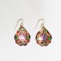 MN236       Enameled Earrings  in Sterling Silver