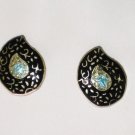 MN237       Enameled Cufflinks in Sterling Silver
