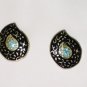 MN237       Enameled Cufflinks in Sterling Silver