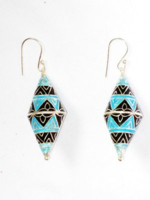 MN243       Enameled Pendant in Sterling Silver