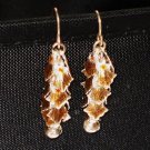 MN244       Enameled Earrings  in Sterling Silver
