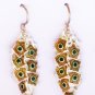 MN245       Enameled Earrings  in Sterling Silver