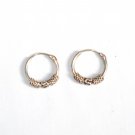 AQ080    Hoops in Sterling Silver