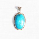 PN265  Turquoise Pendant in Sterling silver